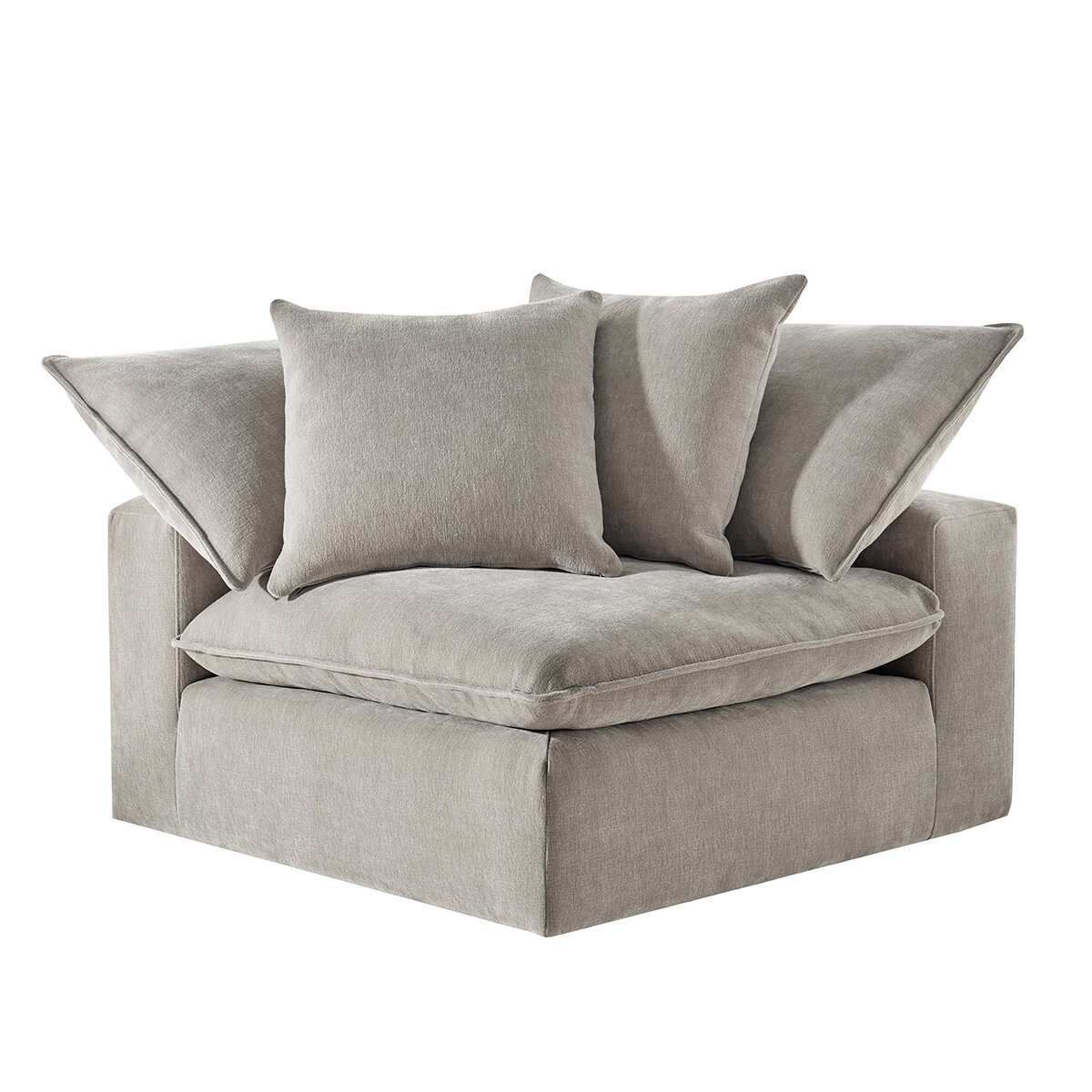 Aiden & Ivy Corner Sofa With 2 Pillows Of The Sereen Sectional