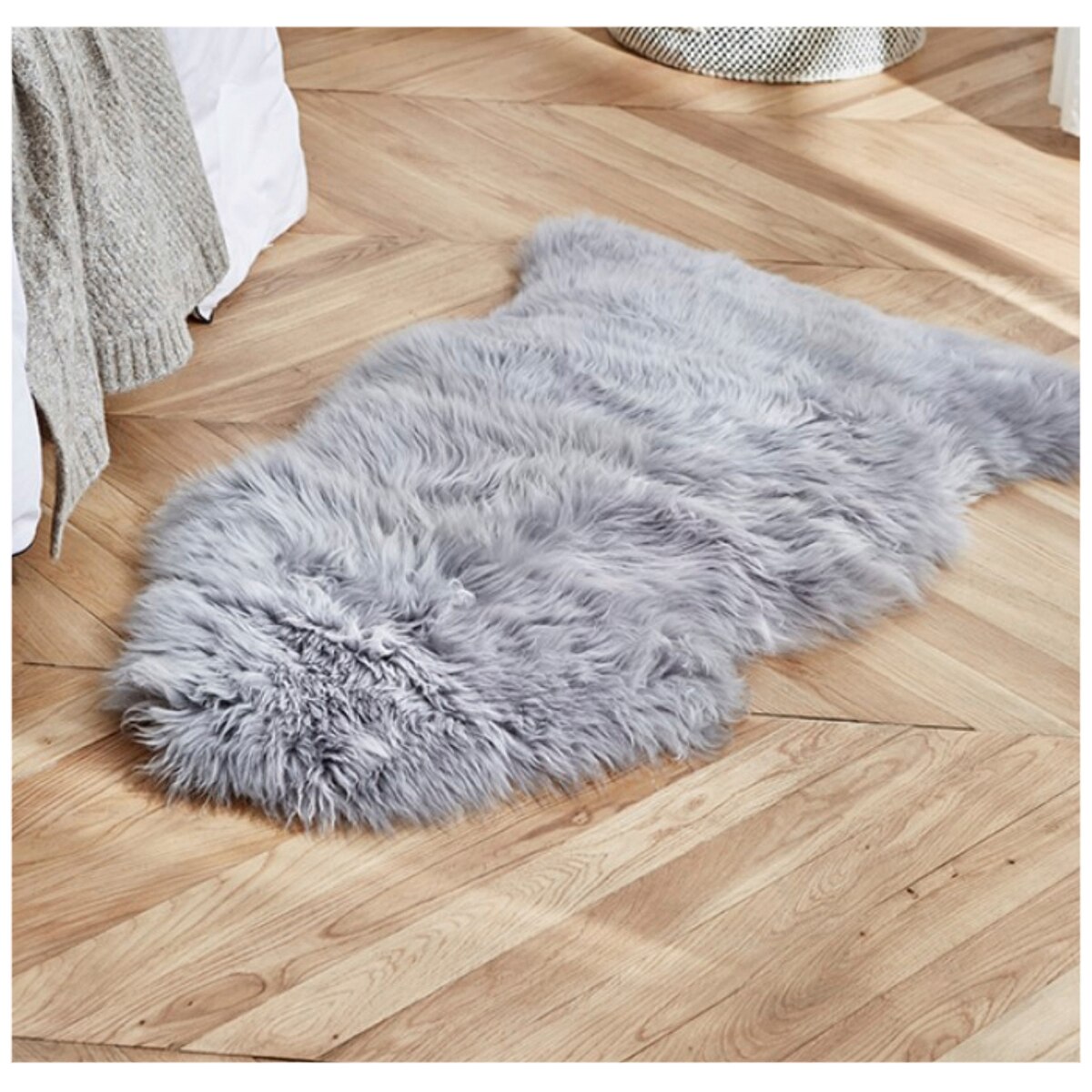 AusGolden Visby Large Sheepskin - Grey