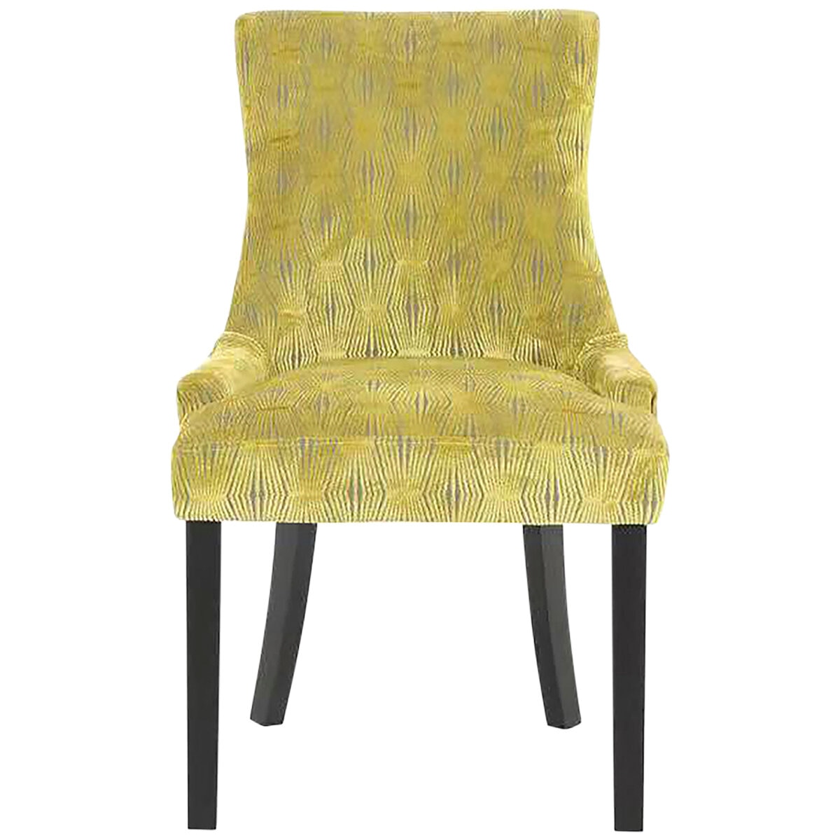 Moran Florence Fabric Chair 2 pack Yellow Zest