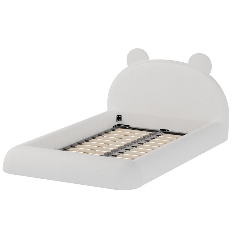 Aesthetik Kids Upholstered King Single Bed Ivory