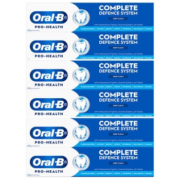 Oral-B Pro-Health Complete Deep Clean Toothpaste 6 x 200g