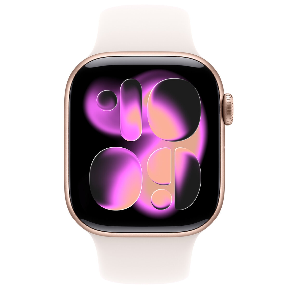 Apple Watch Series 11 GPS 42mm Rose Gold Aluminium Case with Light Blush Sport Band - S/M