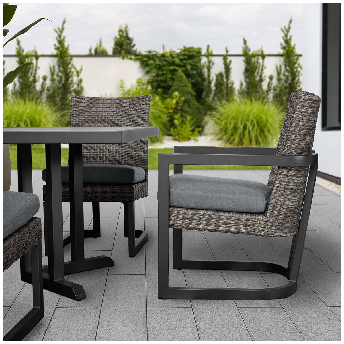 Agio Luna 7 Piece Woven Dining Set