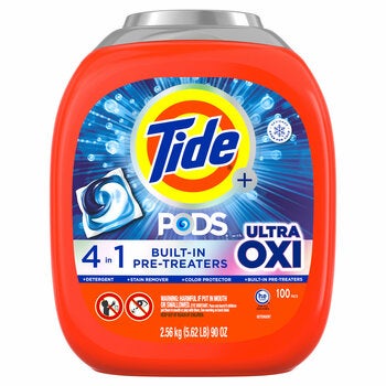 Tide Ultra Oxi Detergent Pods 100 Count