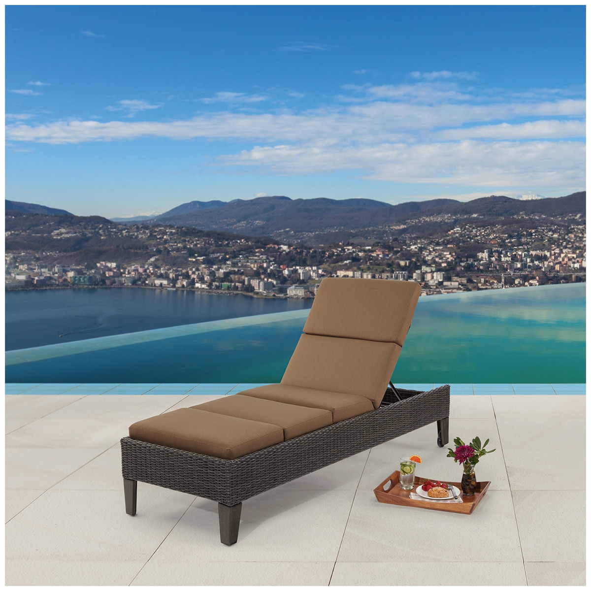 Agio Eldorado Woven Chaise Lounge Costco Australia