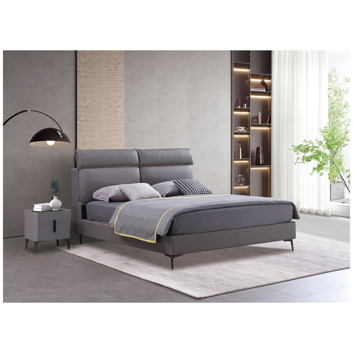 Moran Bremen King Bed with Encasement and Slats