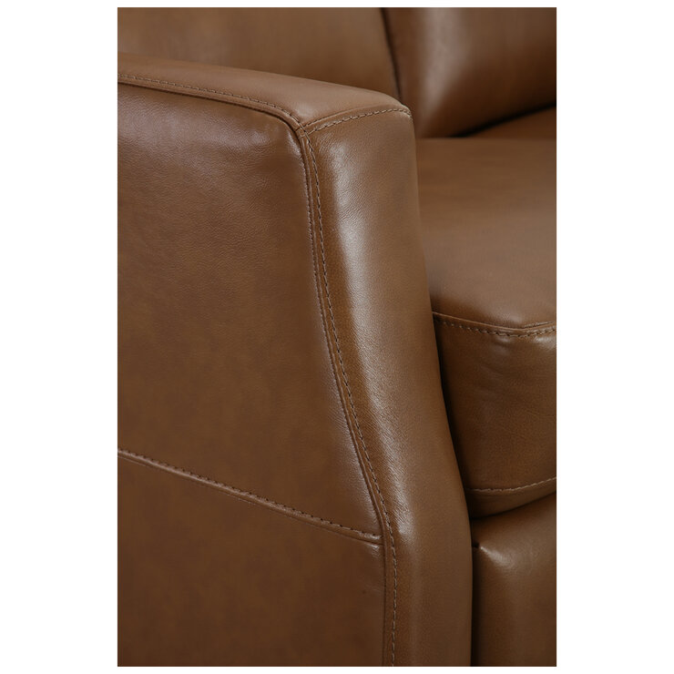 Simon Li Leather Power Reclining Sofa