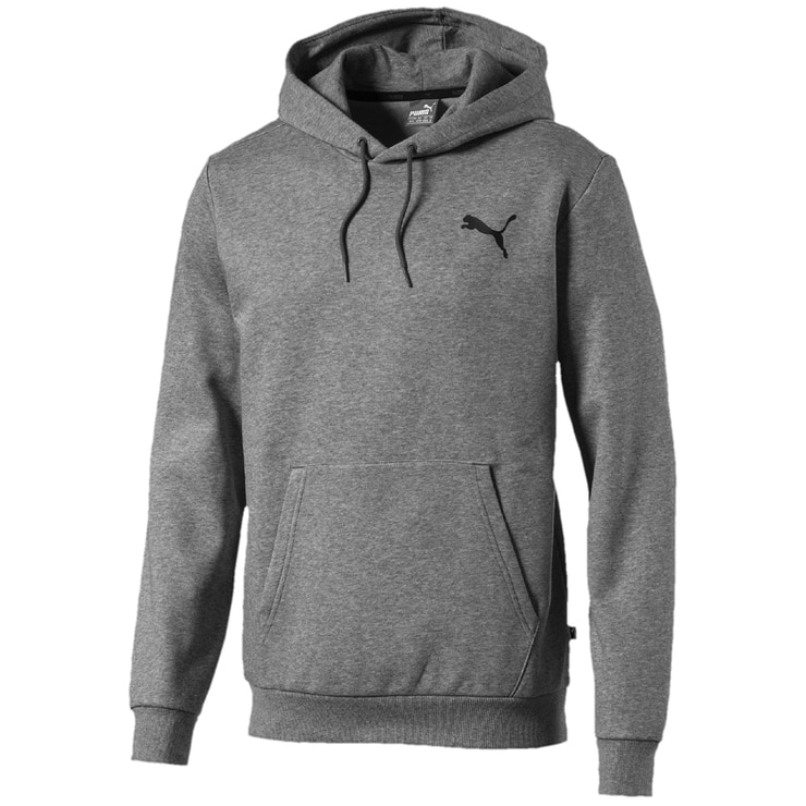 Puma Men's Fleece Hoodie Heather Grey 