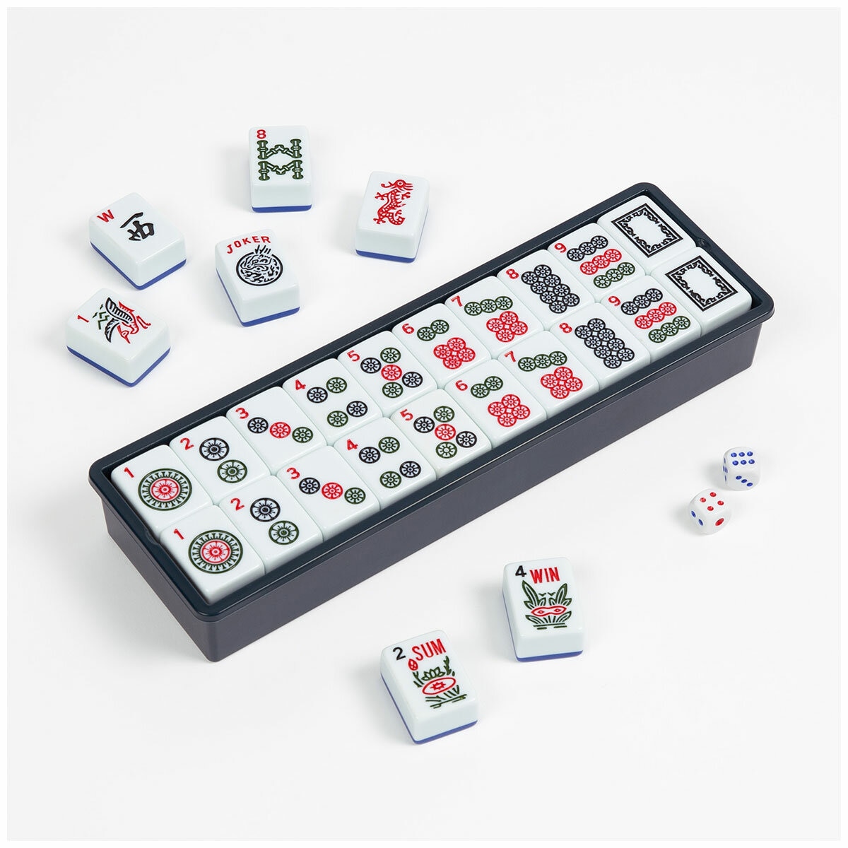 Mahjong Game With Canvas Tote