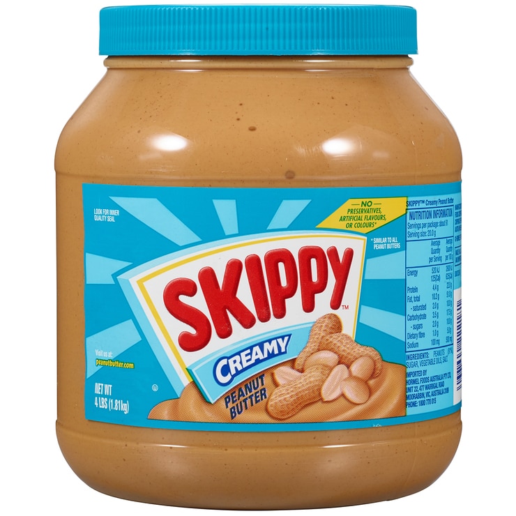 Skippy Creamy Peanut Butter 1.81kg Costco Australia