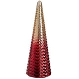 LED Glass Trees Red