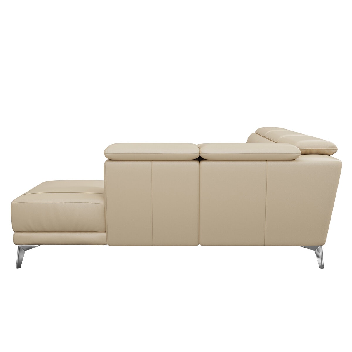 Valencia Pista Leather Reclining Sectional Lounge Right Chaise