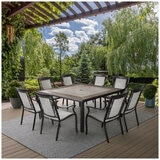 Agio Kimberling 9 Piece Sling Dining Set