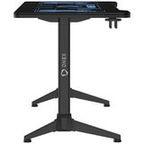 ONEX GD1400G Tempered Glass RGB Gaming Desk With Cup holder and Headset Hook