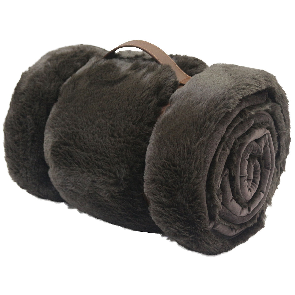 Mon Chateau Faux Fur Throw Brown Costco Australia