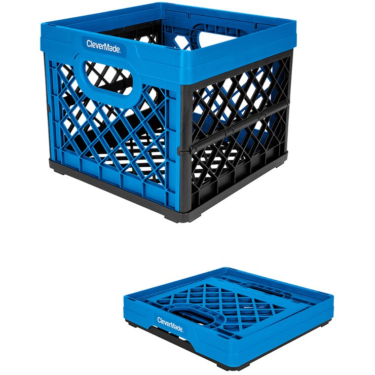 CleverMade Milk Crate Blue 25L Costco Australia