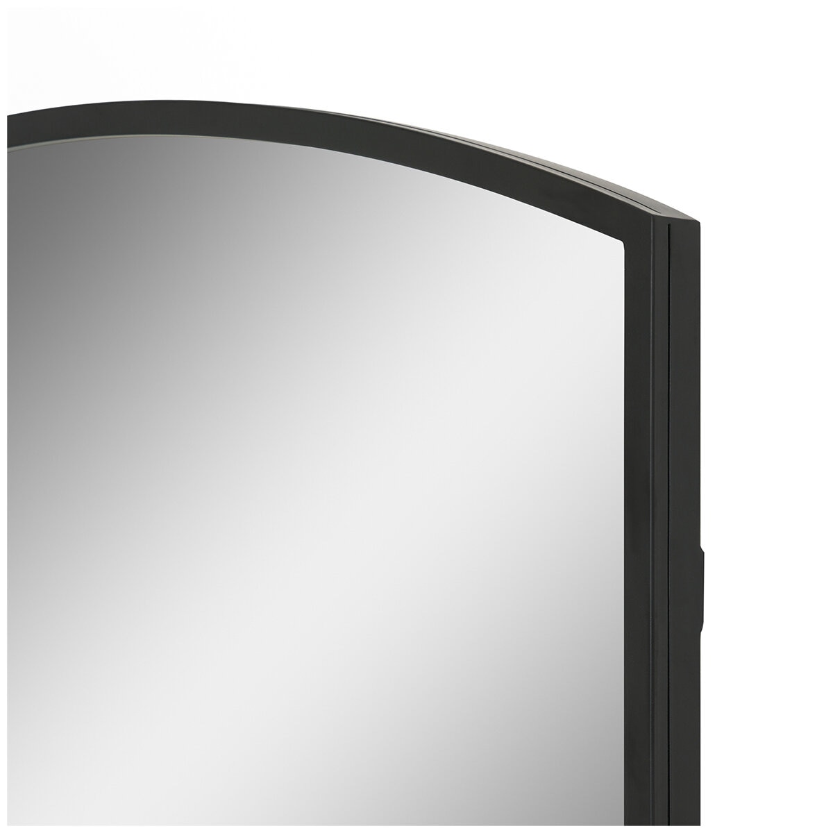 Life In Style Black Floor Mirror