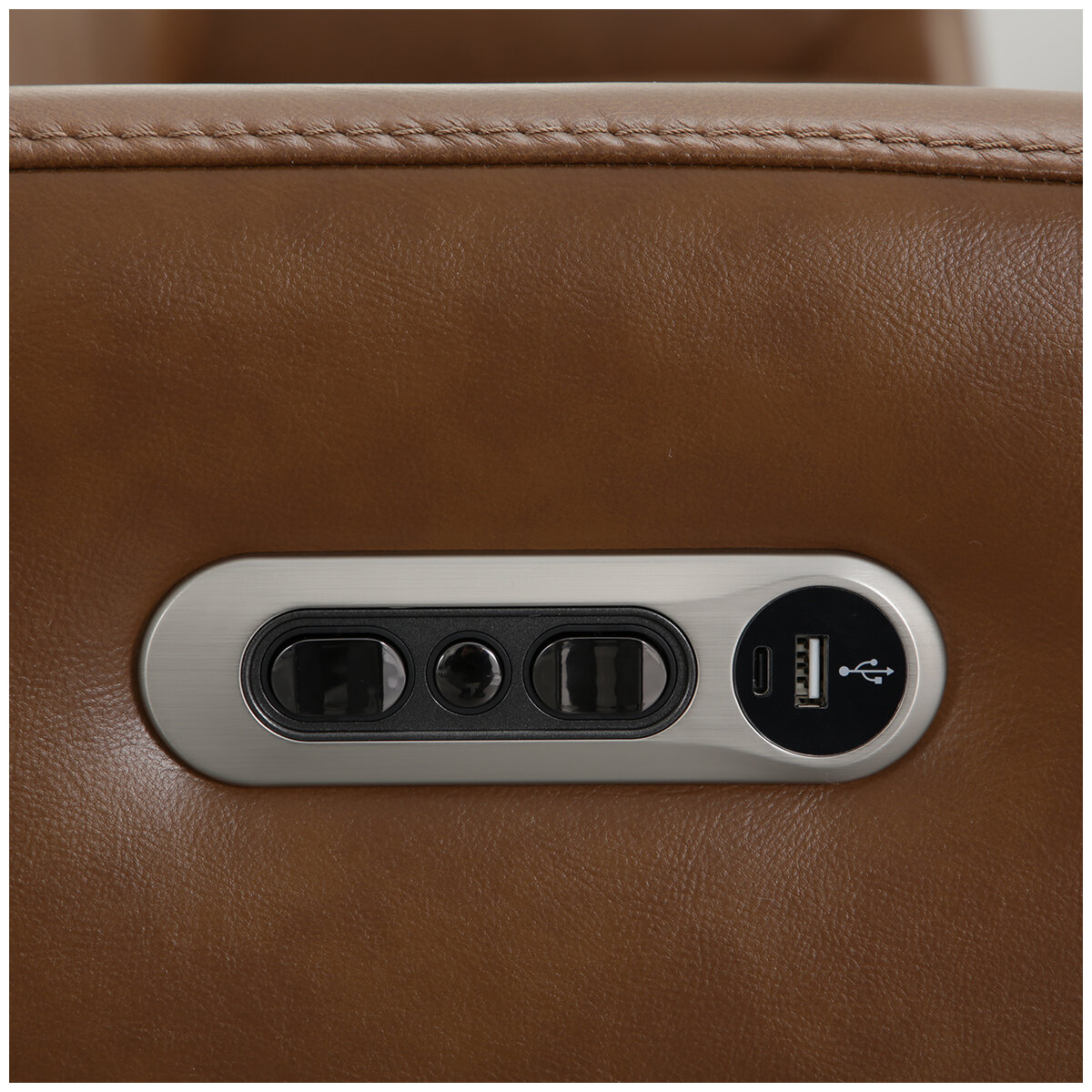 Simon Li Leather Power Recliner