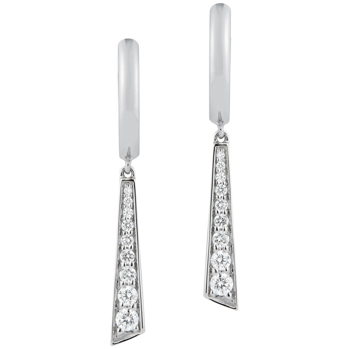 18KT White Gold 2.10CTW Diamond Bridal Set/