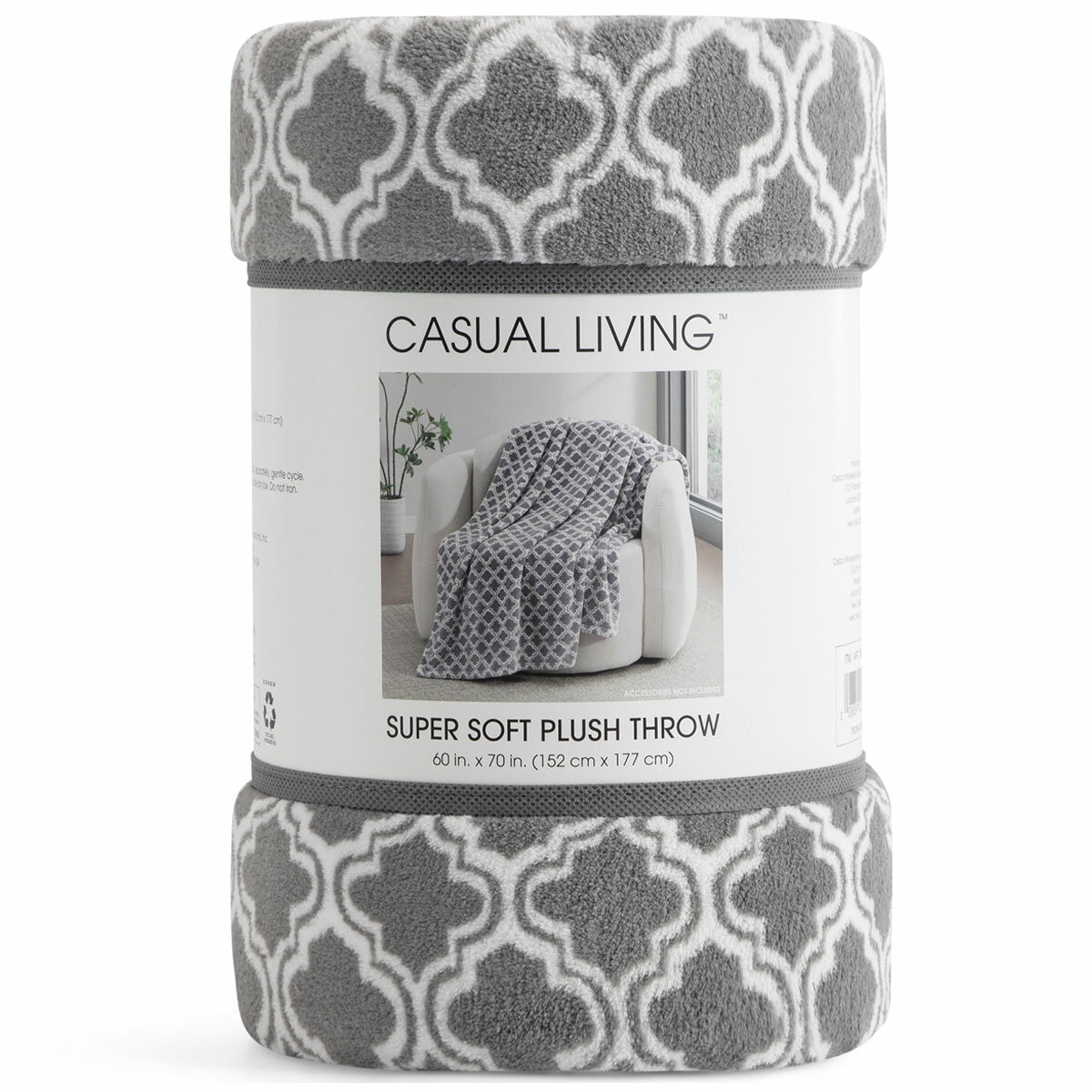 Casual Living Super Soft Plush Throw 152 x 177 cm Casual Living Super Soft Plush Throw 152 x 177 cm