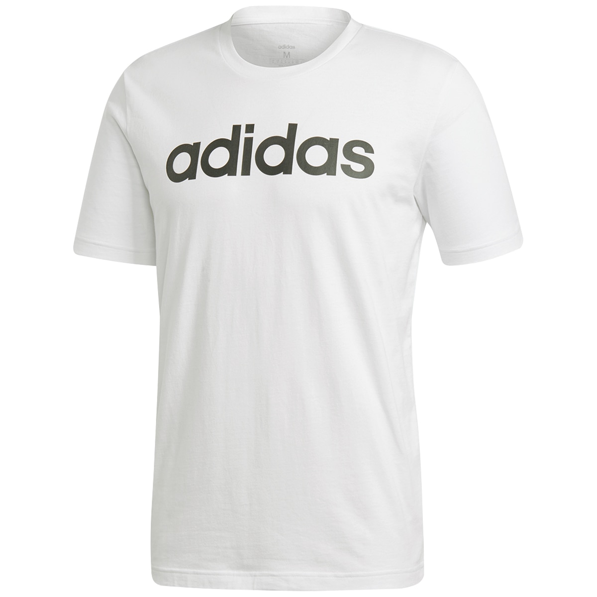 Adidas Essentials Linear T-Shirt White Logo | Costco Aust...