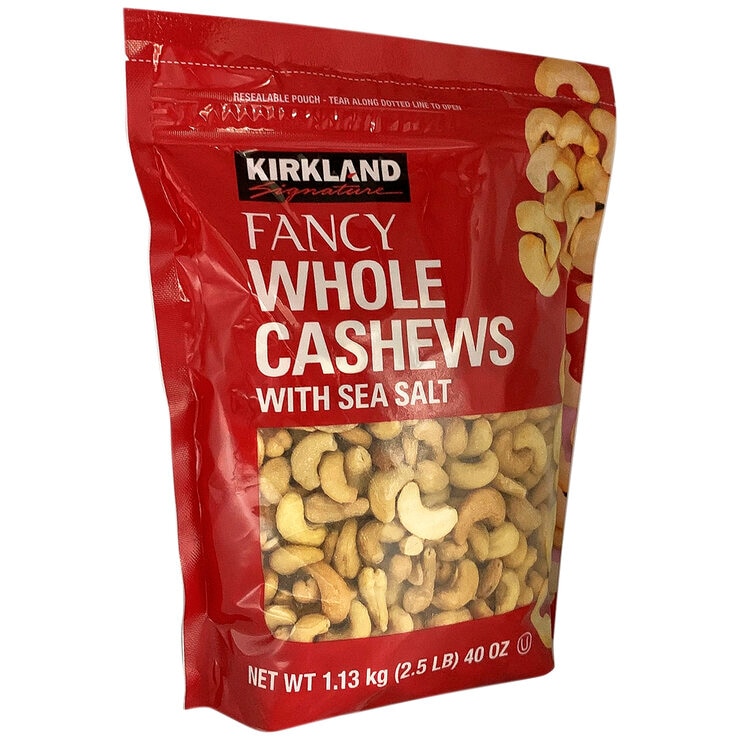 Kirkland Signature Fancy Whole Cashews 1.13kg Kirkland Signature Fancy Whole Cashews 1.13kg