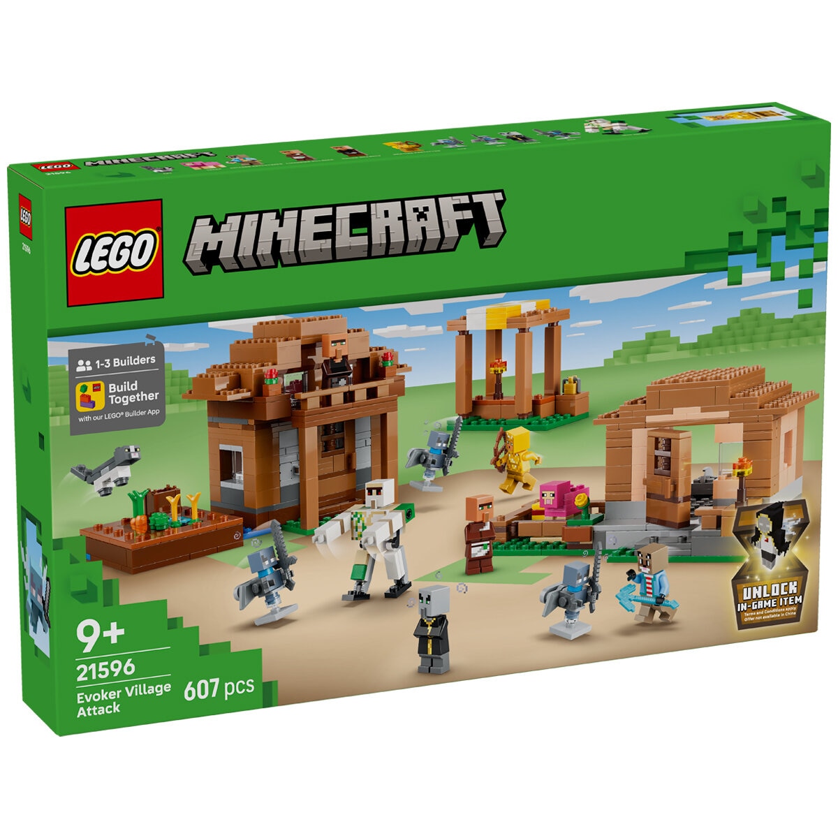 LEGO Minecraft Evoker Village Attack 21596 LEGO Minecraft Evoker Village Attack 21596