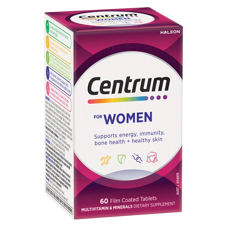 Centrum Women Multivitamin 2 x 60 Tablets