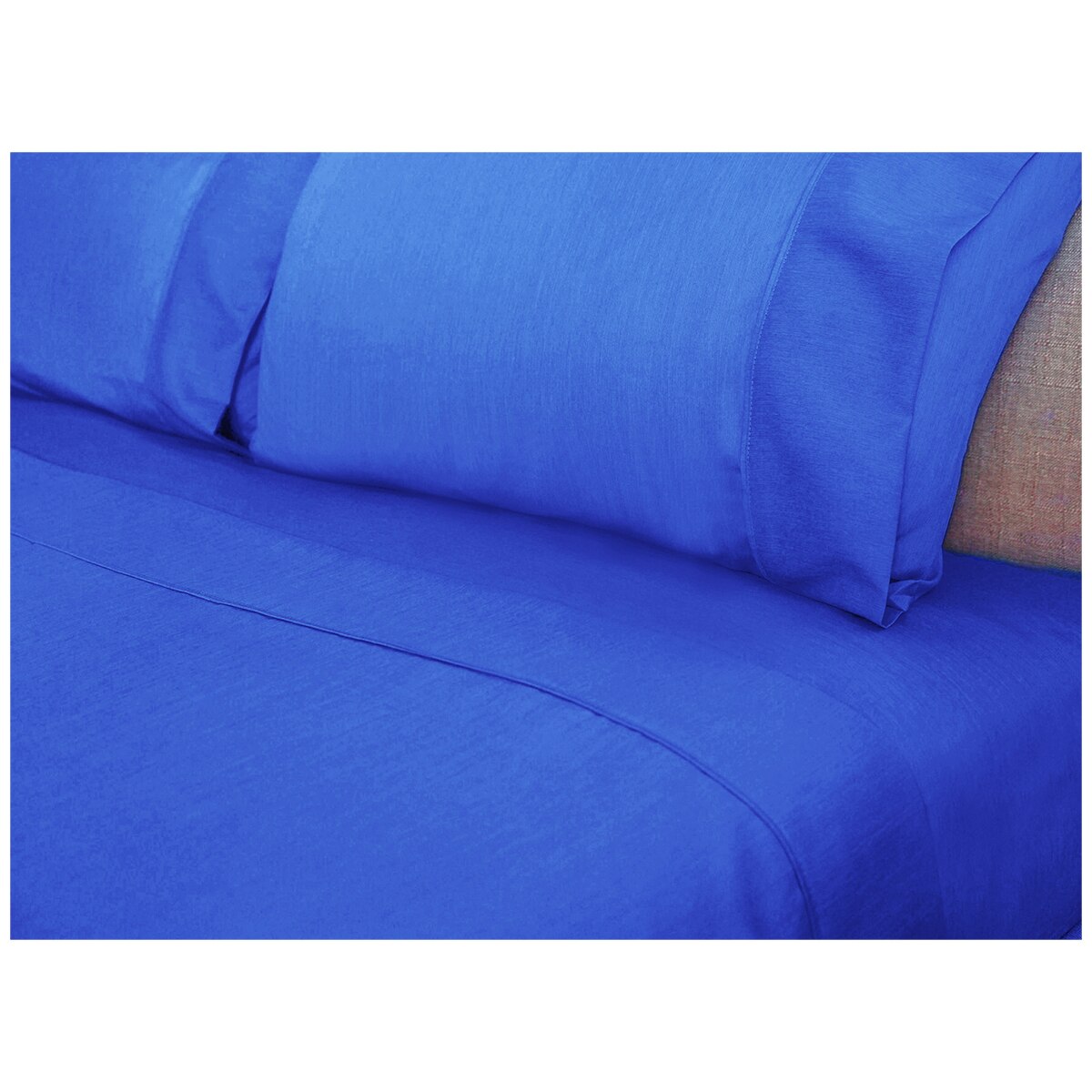 Kingtex Bamboo Cooling 2000TC Sheet Set Queen - Royal Blue