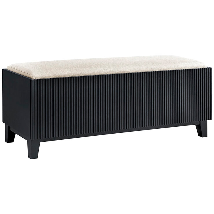 Moran Aristocrat Fabric Storage Ottoman Barley