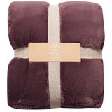 Amari Luxury Velvet Throw 152cm x 177cm Light Brown
