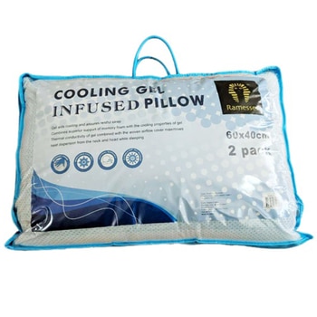 Ramesses Cooling Gel Infused Pillow 2 Pack
