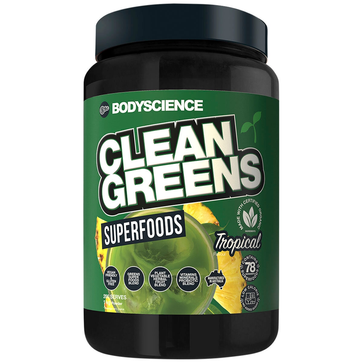 BSC Clean Greens Superfood Powder 1kg