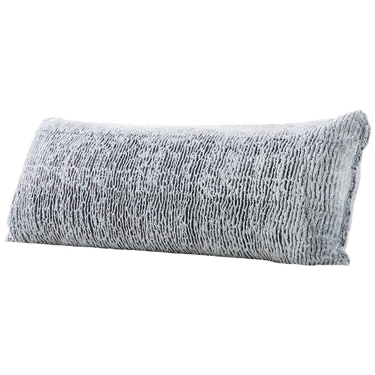 Sutton Place Soft Plush Faux Fur Body Pilllow Iron Gate Print Costco
