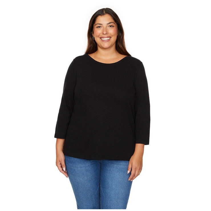 Kirkland Signature Ladies 34 Boatneck Tee