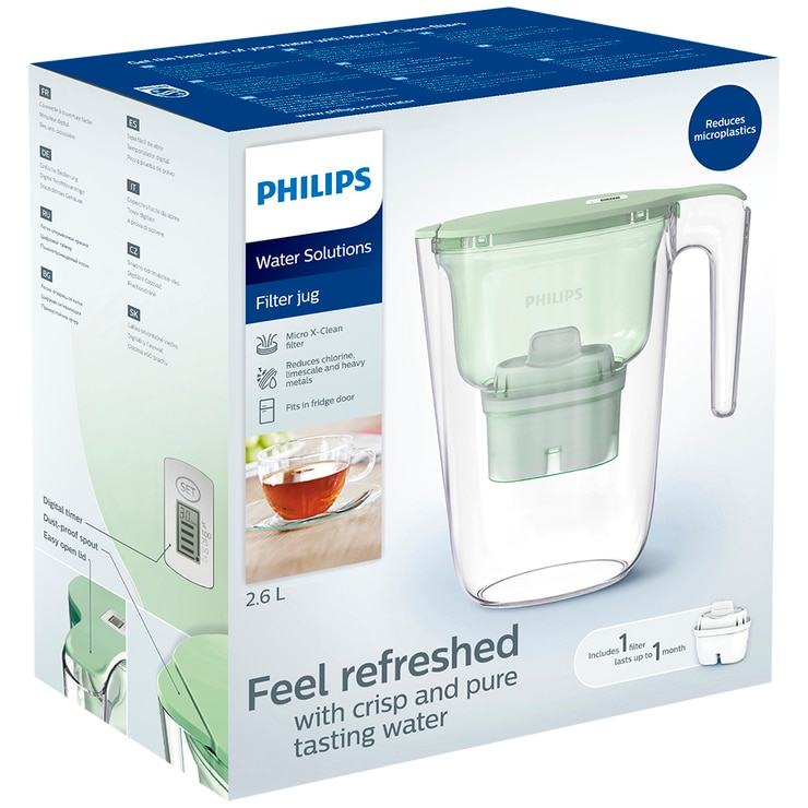 Philips XXL Water Filter Jug 4L + 4 Filters Costco Australia