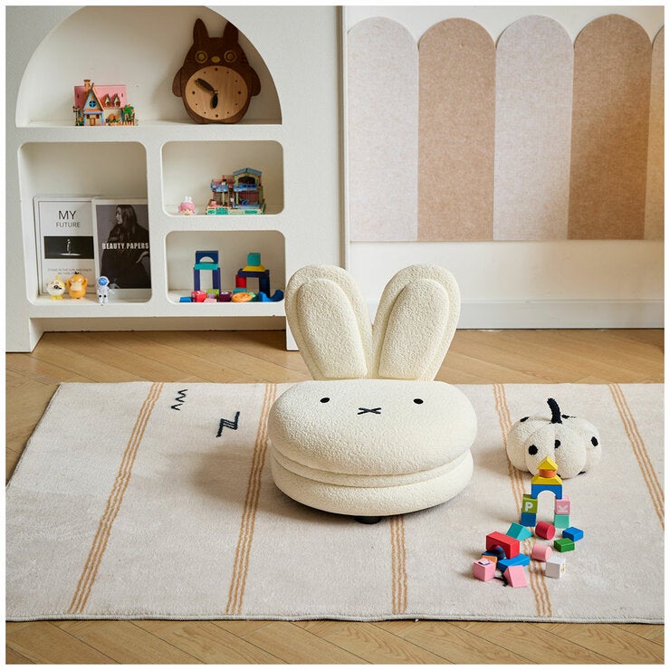 Aesthetik Kids White Miffy Macaron Chair - Arrived