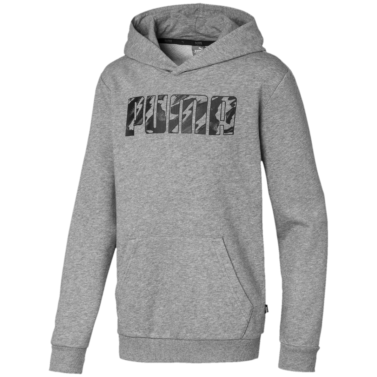 Puma Boy's Fleece hoodie - Heather Grey