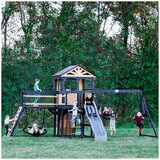 Backyard Discovery Timber Crossing Play Centre Swing Set