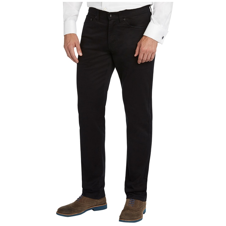 Kirkland Signature Men's 5 Pocket Brushed Cotton Twill Pants Black