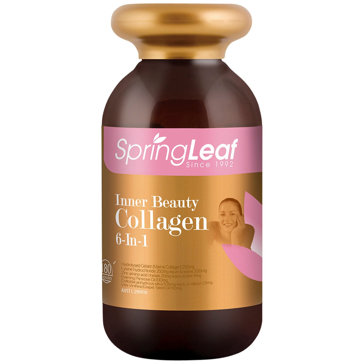 Springleaf Inner Beauty Collagen 6-in-1 180 Capsules