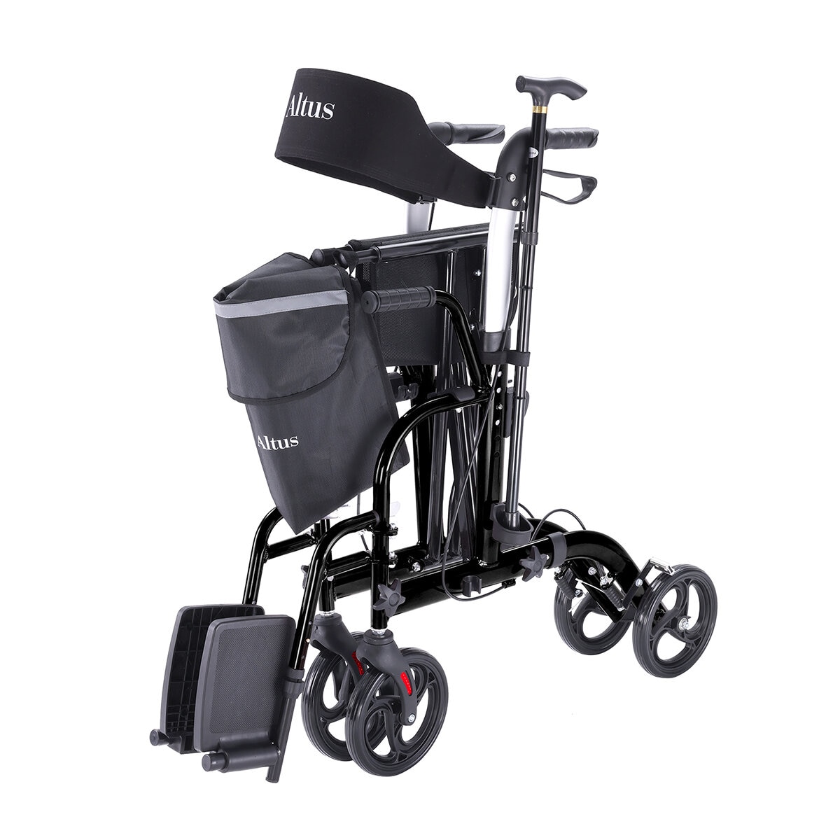 Altus Hybrid Duo 2-in-1 Mobility Rollator and Transit Wheelchair