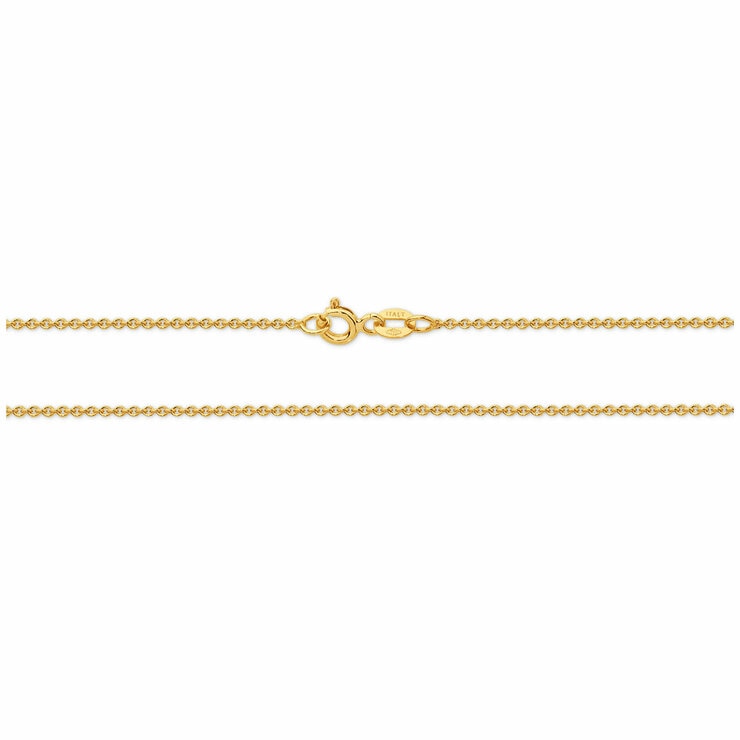 18KT Yellow Gold Cable Chain