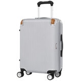 Swiss Military Carry On Luggage Chrome Silver