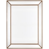 Café Lighting and Living Zeta Wall Mirror Large Antique Gold