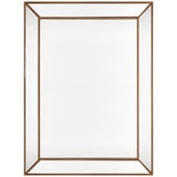 Café Lighting and Living Zeta Wall Mirror Large Antique Gold