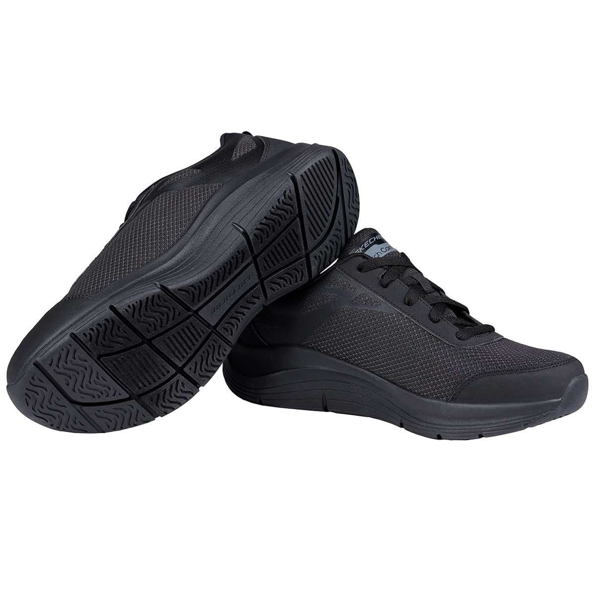 Skechers Mens Arch Comfort Shoe Black