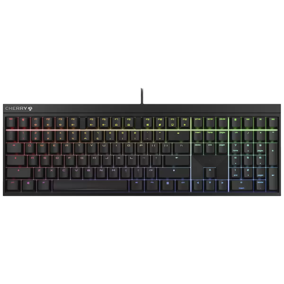 CHERRY MX 2.0S RGB Gaming Keyboard Black  G80-3821LYAEU-2