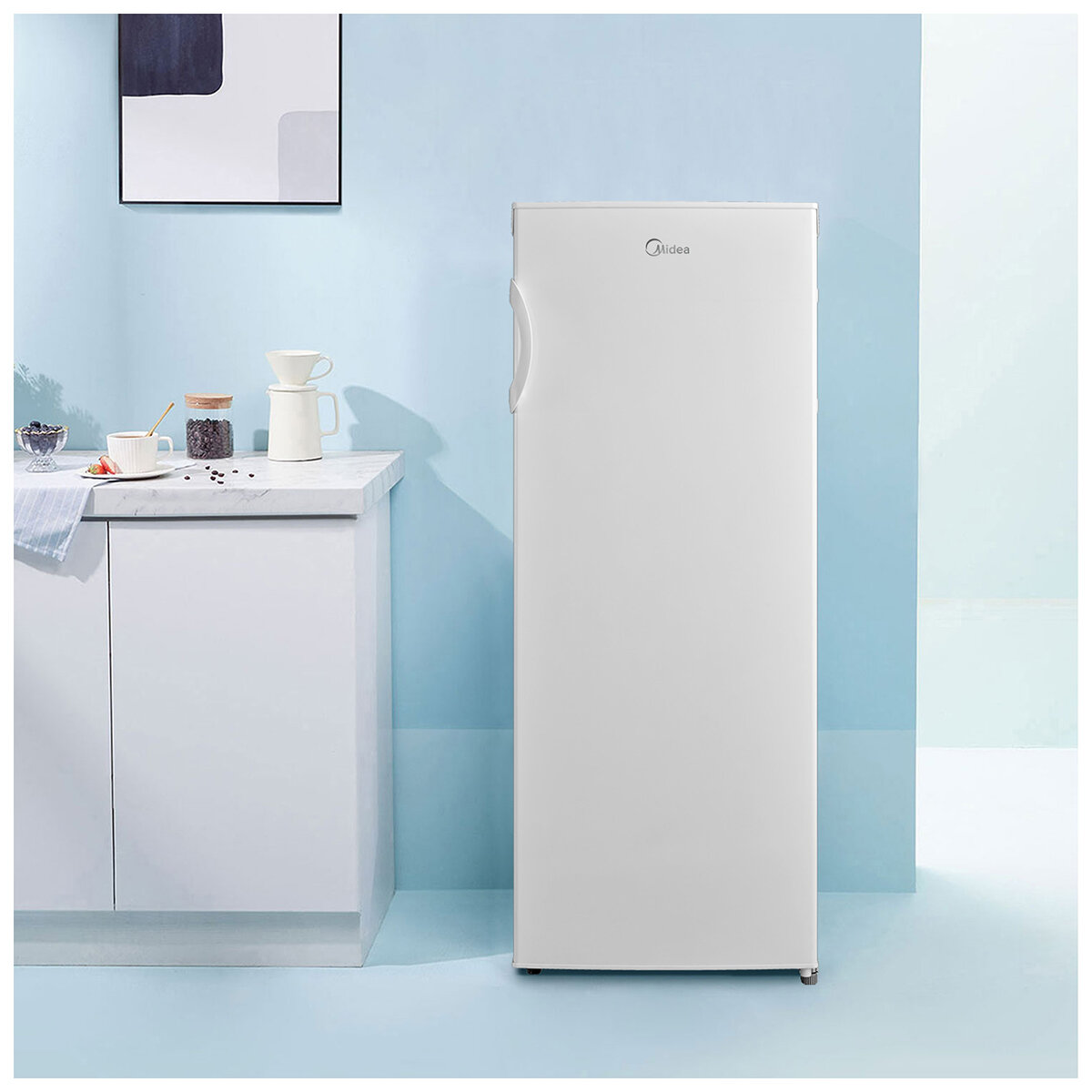 Midea 162L Vertical Freezer White MDRU229FGF01AP