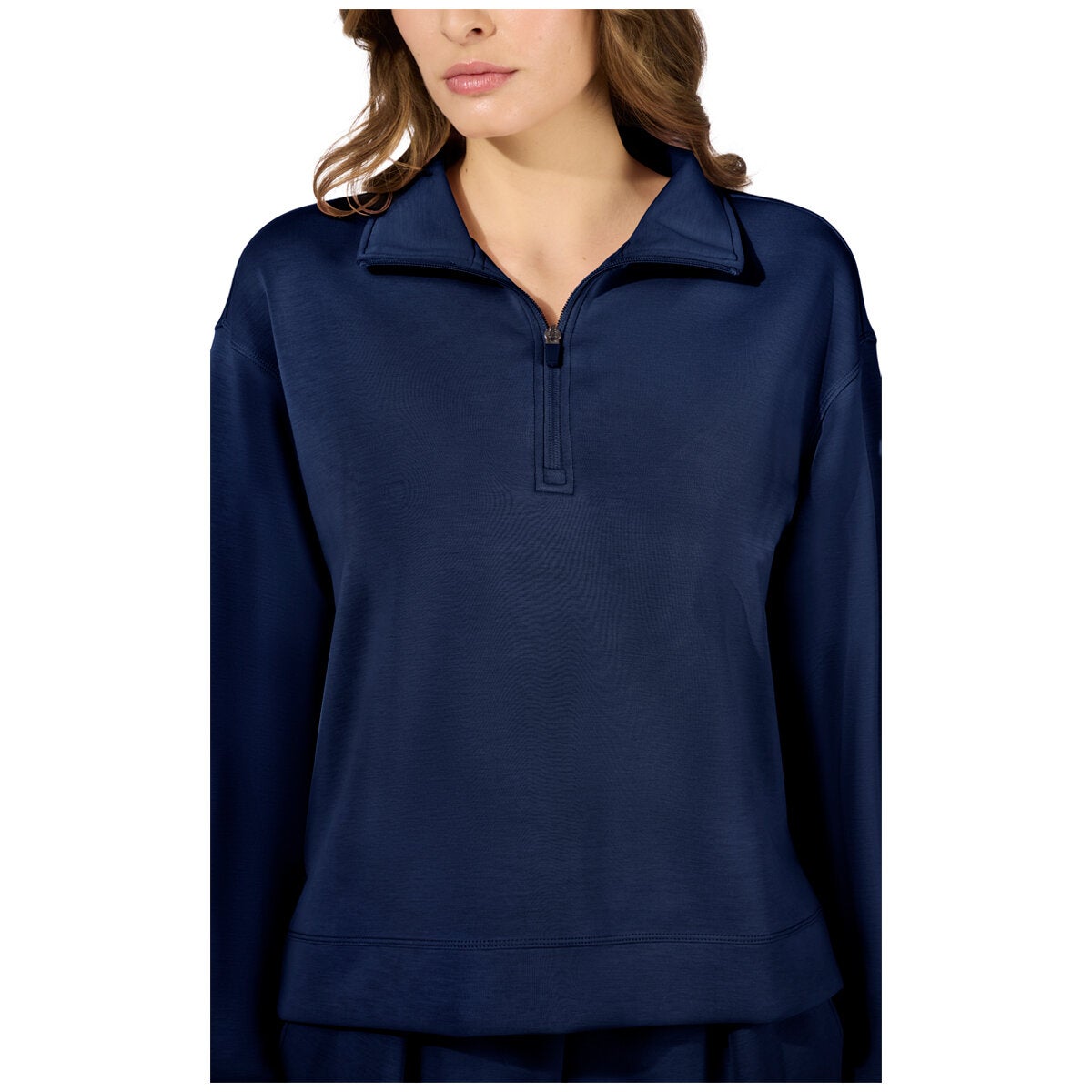 Reflex Women's Scuba Half Zip Top Navy Reflex Women's Scuba Half Zip Top Navy